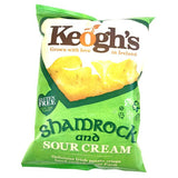 Keoghs Shamrock and Sour Cream Crisps 24 x 50 gram
