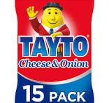 Cheese & Onion Crisps 15 x 25 gram