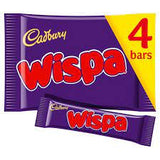Cadbury Wispa Bar 4 Pack (11 packs, 25.5 gram)